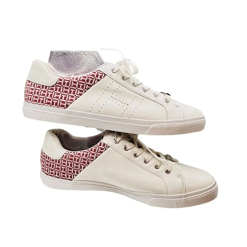 Tommy Hilfiger Lorio skater basketball white sneakers shoes women’s 11